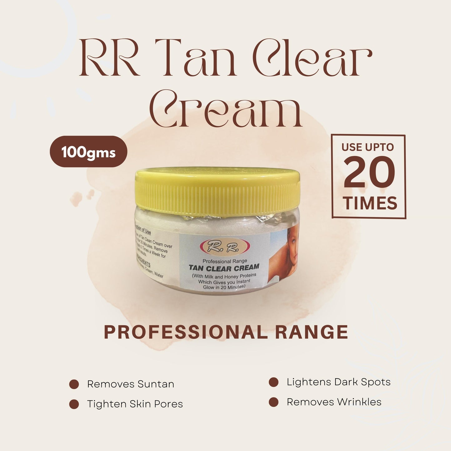 RR Tan Clear Cream