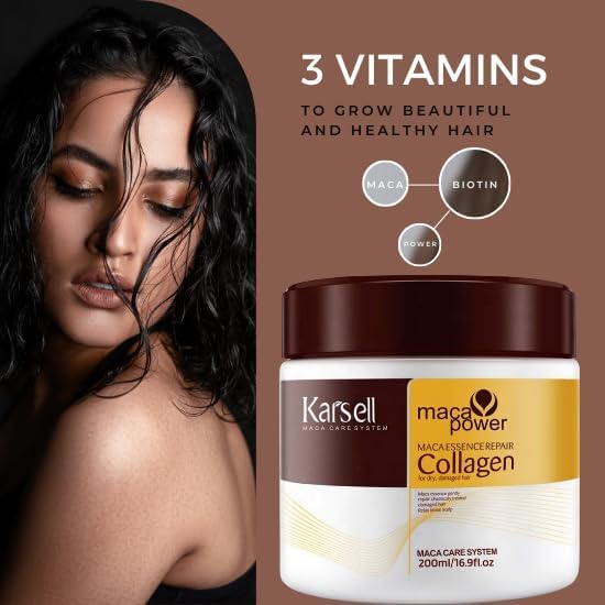 Karseell Maca Power Collagen Hair Mask- 100ml  (Buy 1 Get 1 Free)