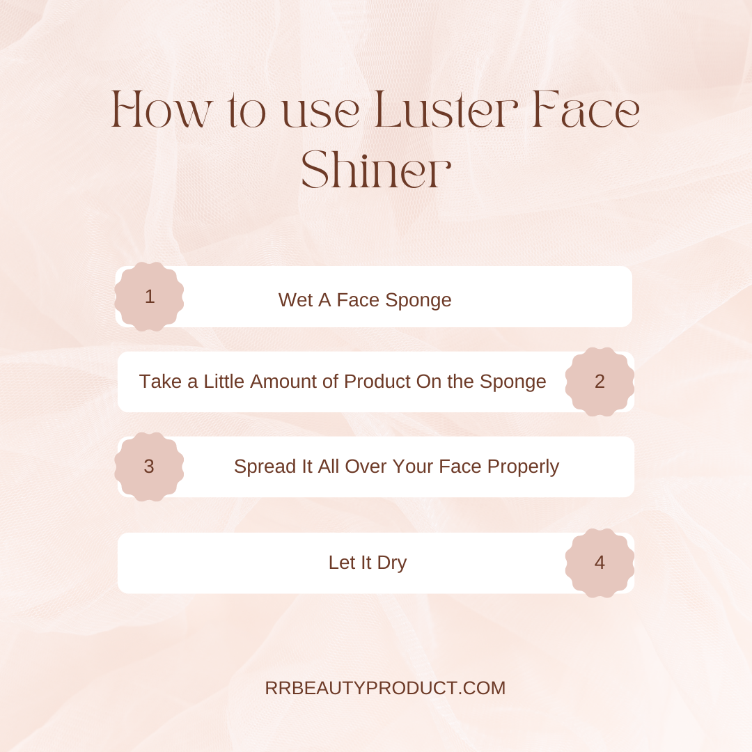 RR Luster Face Shiner H.D Make Up Product